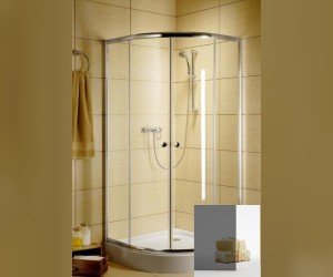 Душевой уголок Radaway Classic A, 90 х 90 x 170 см, стекло графит, профиль хром, 30001-01-05