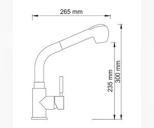 Смеситель WasserKraft A8237 для кухонной мойки, светлая бронза