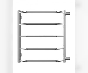 Полотенцесушитель водяной Terminus Виктория П5 500x596-500, ширина 57.7 см, высота 59.6 см, боковое подключение