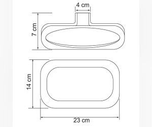 Полотенцедержатель - кольцо WasserKRAFT Kammel, 25 см, белый, K-8360W