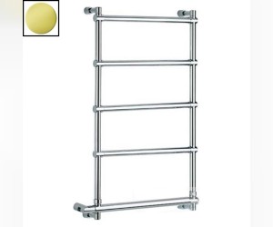 Полотенцесушитель электрический Margaroli Sole 542-5 BOX 5424705GONB, высота 84 см, ширина 57 см, золото