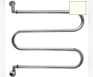 Полотенцесушитель водяной Margaroli Vento 400WH, высота 58.5 см, ширина 60 см, белый