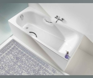 Стальная ванна Kaldewei Saniform Plus мод. 375-1, 180 х 80 х 43 см, anti-slip, 1128.3000.0001