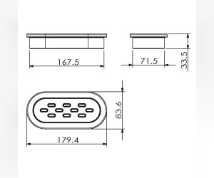 Мыльница Langberger 23017A