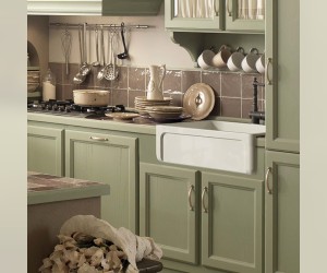 Раковина кухонная Kerasan Hannah Yorkshire 75.8 x 47 см, керамика, без отверстия под смеситель, цвет белый, 542101