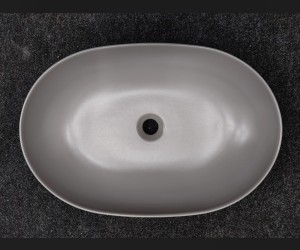 Раковина накладная Kerasan Nolita 60 х 40 см, цвет Ferro Matt серый матовый, 534389