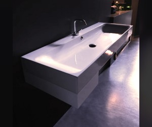 Раковина Kerasan Cento 120 х 45 cм, цвет белый, 353401*1