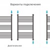 Полотенцесушитель водяной Сунержа Богема + с полкой 800x500, ширина 53.2 см, высота 80 см, золото, 03-0223-8050