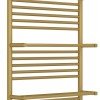 Полотенцесушитель электрический Сунержа Богема 3.0 1200 x 600 с 4 полками, ширина 63.2 см, высота 132.4 см, матовое золото, L/R