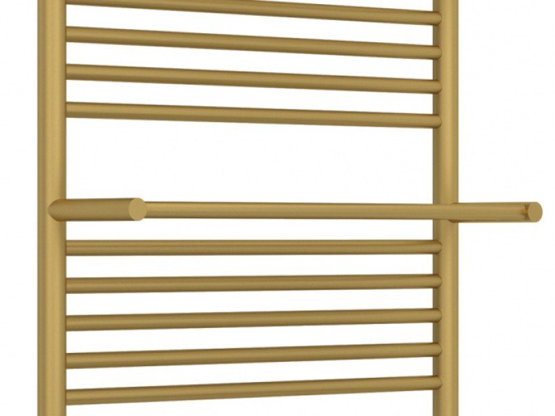 Полотенцесушитель электрический Сунержа Богема 3.0 1200 x 600 с 4 полками, ширина 63.2 см, высота 132.4 см, матовое золото, L/R