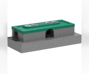 Дренажный канал Hansgrohe uBox universal, плоская установка, 01000180