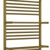 Полотенцесушитель электрический Сунержа Богема 3.0 1200 x 600 с 4 полками, ширина 63.2 см, высота 132.4 см, состаренная бронза, L/R