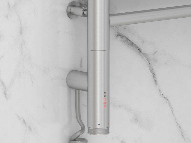 Полотенцесушитель электрический Сунержа Богема 3.0 1200 x 600 с 4 полками, ширина 63.2 см, высота 132.4 см, сатин, L/R