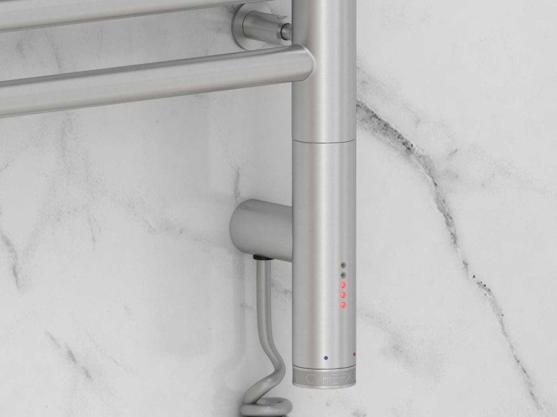 Полотенцесушитель электрический Сунержа Богема 3.0 1200 x 600 с 4 полками, ширина 63.2 см, высота 132.4 см, сатин, L/R