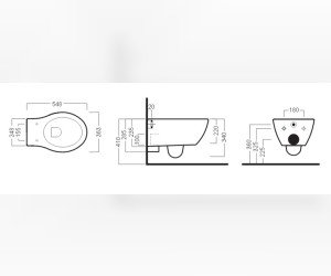 Подвесной унитаз Hatria Nido, крышка микролифт, белый, YXMD01 YXWW01