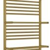 Полотенцесушитель электрический Сунержа Богема 3.0 1200 x 600 с 4 полками, ширина 63.2 см, высота 132.4 см, состаренная латунь, L/R