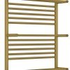 Полотенцесушитель электрический Сунержа Богема 3.0 1200 x 600 с 4 полками, ширина 63.2 см, высота 132.4 см, состаренная латунь, L/R