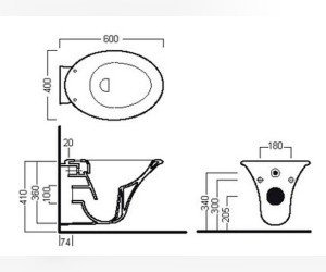 Подвесной унитаз Hatria Sculture, крышка микролифт, белый, YXKN01 YXXX01
