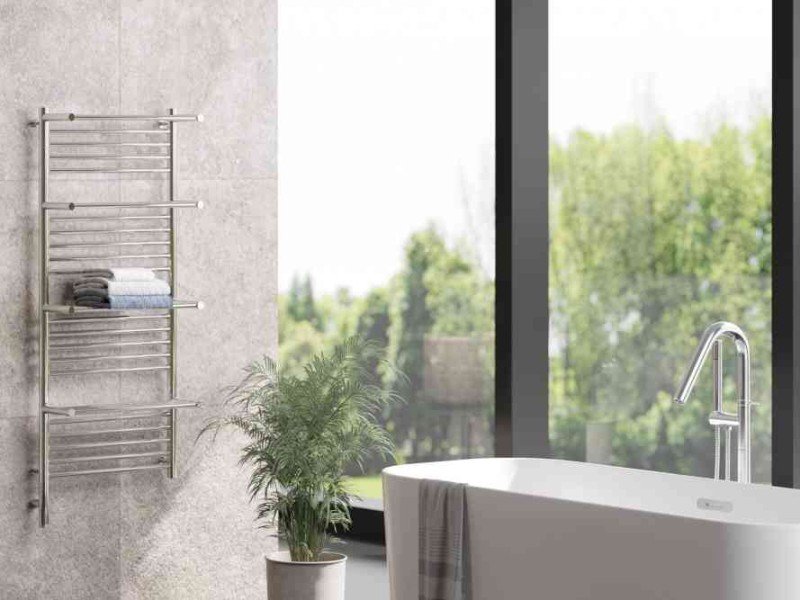 Полотенцесушитель электрический Сунержа Богема 3.0 1200 x 500 с 4 полками, ширина 53.2 см, высота 132.4 см, без покрытия, L/R