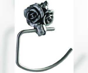 Полотенцедержатель Art&Max Rose AM-B-0916-T, серебро. 15.5 см