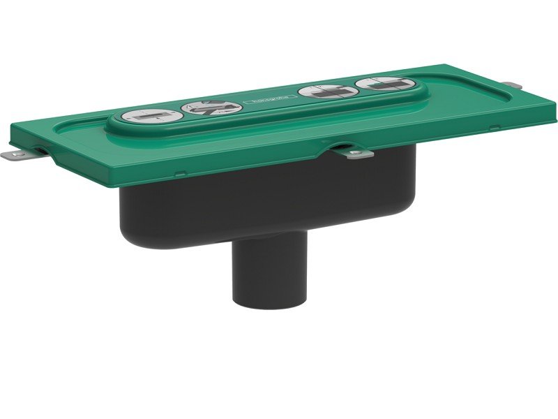 Дренажный канал Hansgrohe uBox universal, вертикальная установка, 01002180