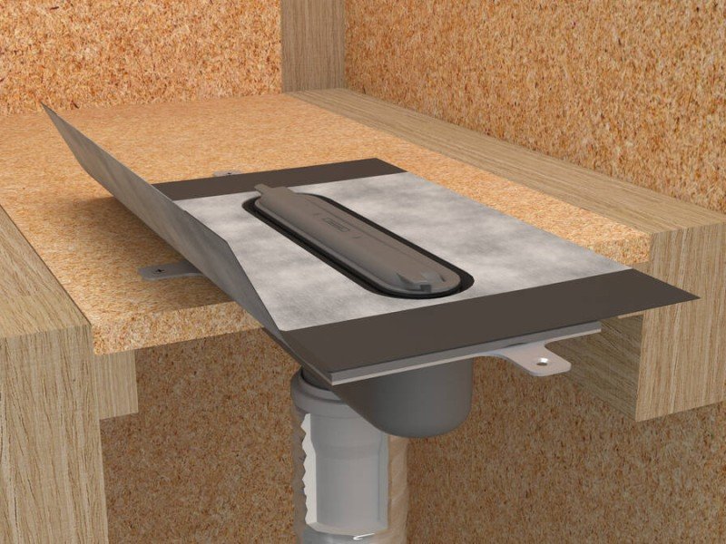 Дренажный канал Hansgrohe uBox universal, вертикальная установка, 01002180