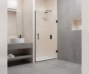 Душевая дверь RGW PA-06B, 80 х 195 см, профиль черный, стекло прозрачное, 41080608-14