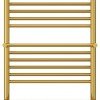 Полотенцесушитель электрический Сунержа Богема 3.0 1200 x 500 с 4 полками, ширина 53.2 см, высота 132.4 см, золото, L/R
