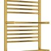 Полотенцесушитель электрический Сунержа Богема 3.0 1200 x 500 с 4 полками, ширина 53.2 см, высота 132.4 см, золото, L/R