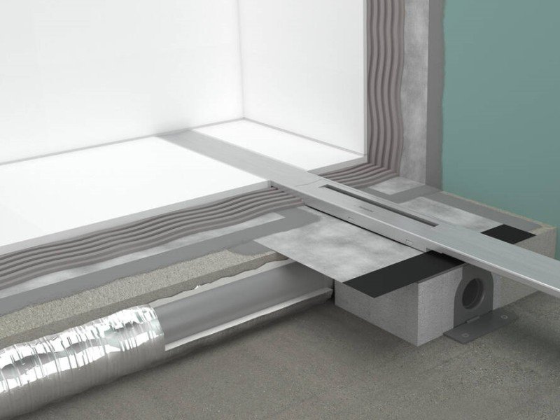 Дренажный канал Hansgrohe uBox universal, стандартная установка, 01001180