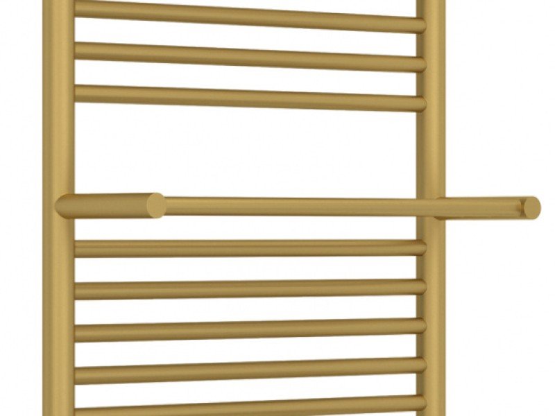 Полотенцесушитель электрический Сунержа Богема 3.0 1200 x 500 с 4 полками, ширина 53.2 см, высота 132.4 см, матовое золото, L/R