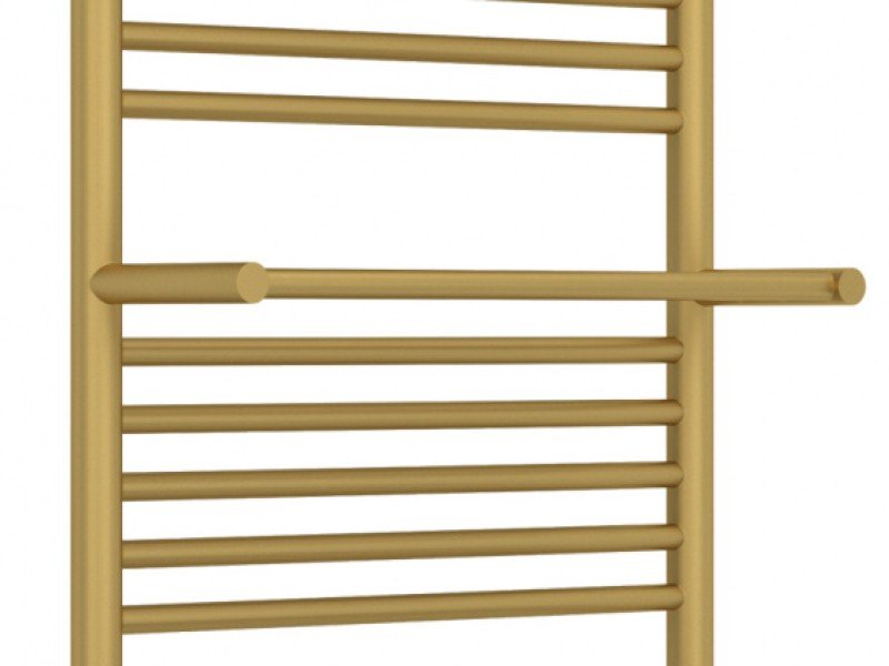 Полотенцесушитель электрический Сунержа Богема 3.0 1200 x 500 с 4 полками, ширина 53.2 см, высота 132.4 см, матовое золото, L/R