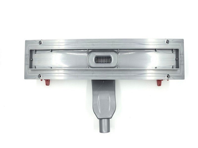 Дренажный канал Timo Basic Line 65 см с решеткой под плитку, цвет сталь, BLPG-65 S50R