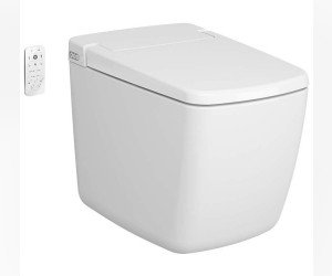 Интеллектуальный напольный унитаз Vitra V-Care Prime, крышка микролифт, с функцией биде, пульт ДУ, 7232B403-6217