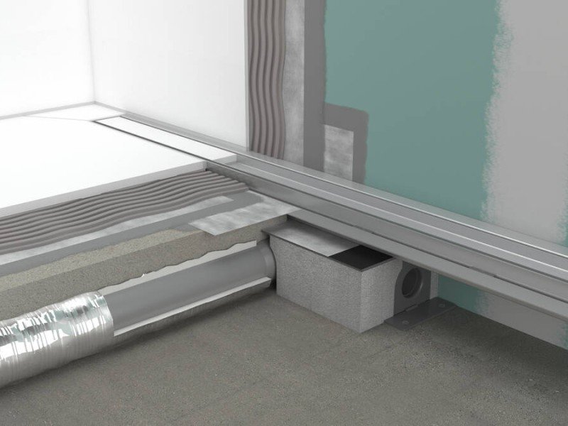 Решетка для дренажного канала Hansgrohe RainDrain Rock, 90-100 см, подрезная, под плитку, хром, 56032000