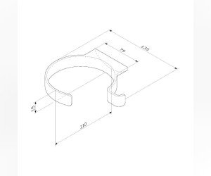 Держатель для фена Am.Pm Inspire 2.0, черный матовый, A50A32322