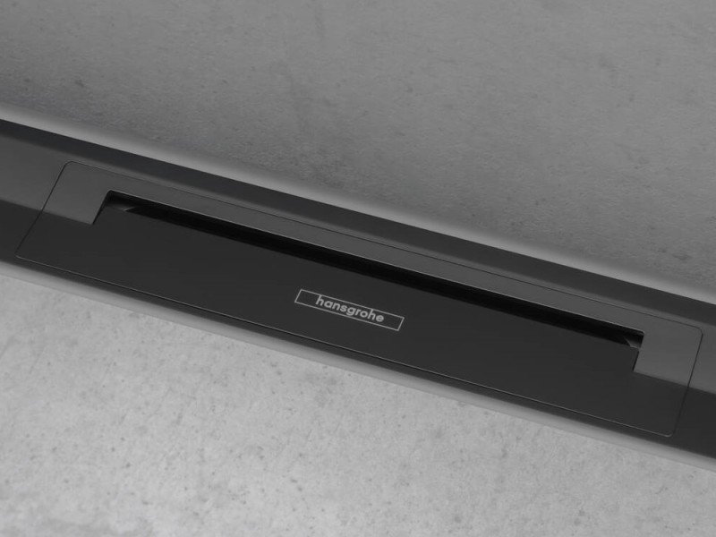 Решетка для дренажного канала Hansgrohe RainDrain Flex, 100 см, черный матовый, 56053670