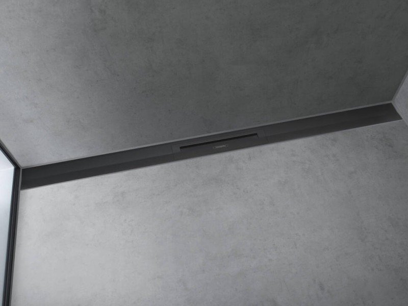 Решетка для дренажного канала Hansgrohe RainDrain Flex, 100 см, черный матовый, 56053670