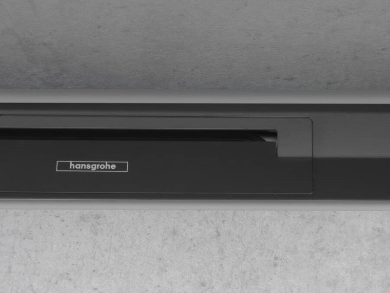 Решетка для дренажного канала Hansgrohe RainDrain Flex, 100 см, черный матовый, 56053670