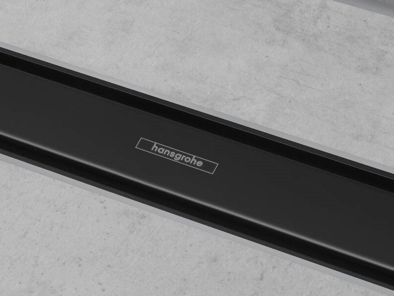 Решетка для дренажного канала Hansgrohe RainDrain Match, 80 см, черный матовый, 56038670