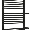Полотенцесушитель электрический Сунержа Богема 3.0 1200 x 600 с 4 полками, ширина 63.2 см, высота 132.4 см, тёмный титан муар, L/R
