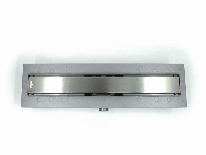 Дренажный канал Timo Smart 60 см с решеткой под плитку, цвет сталь, SM-PG60-LS40(DRY)