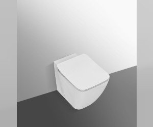 Приставной унитаз Ideal Standard Strada II AquaBlade T359801, безободковый, крышка микролифт