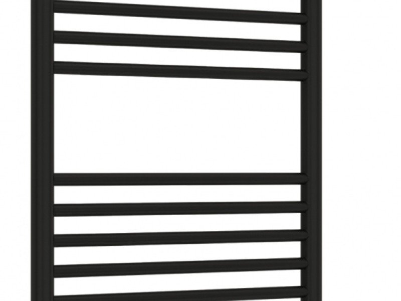Полотенцесушитель электрический Сунержа Богема 3.0 1200 x 500 с полкой, ширина 53.2 см, высота 132.4 см, матовый черный, L/R