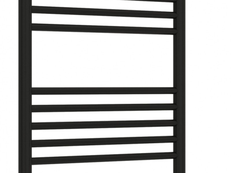 Полотенцесушитель электрический Сунержа Богема 3.0 1200 x 500 с полкой, ширина 53.2 см, высота 132.4 см, матовый черный, L/R