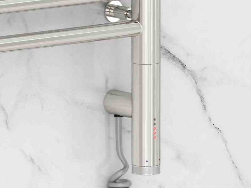 Полотенцесушитель электрический Сунержа Богема 3.0 1200 x 600 с полкой, ширина 63.2 см, высота 132.4 см, без покрытия, L/R