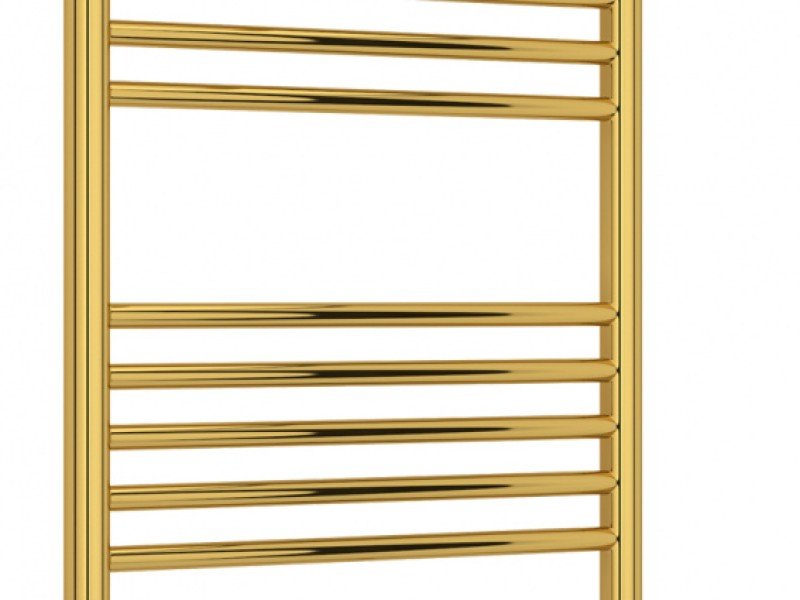 Полотенцесушитель электрический Сунержа Богема 3.0 1200 x 500 с полкой, ширина 53.2 см, высота 132.4 см, золото, L/R