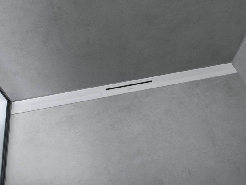 Решетка для дренажного канала Hansgrohe RainDrain Flex, 100 см, белый матовый, 56053700