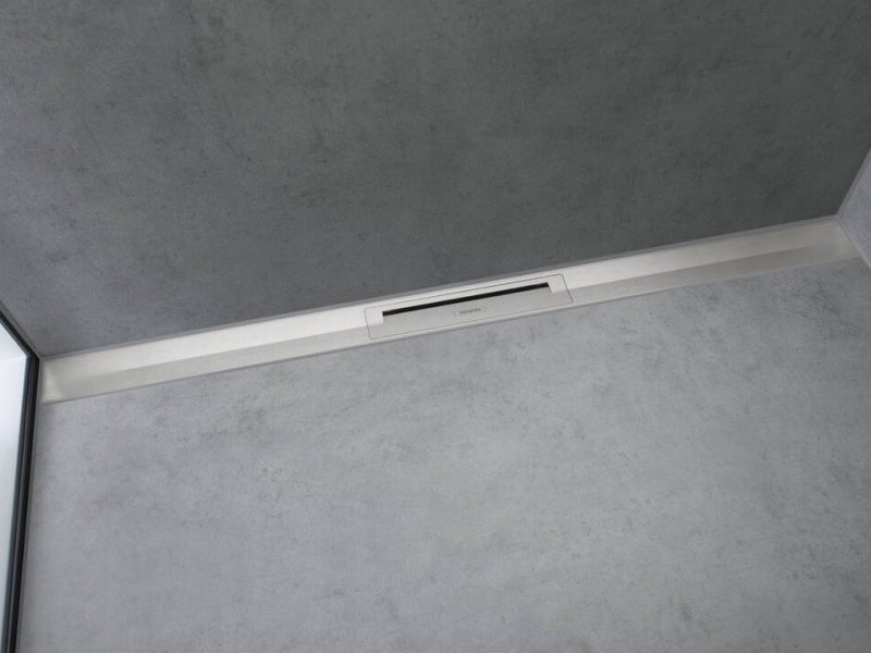 Решетка для дренажного канала Hansgrohe RainDrain Flex, 120 см, полированная сталь, 56054800