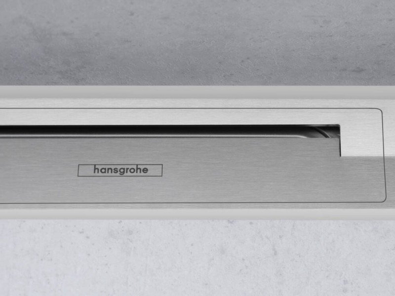 Решетка для дренажного канала Hansgrohe RainDrain Flex, 120 см, полированная сталь, 56054800